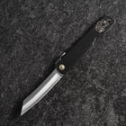 Higonokami Aogami Eto Saru 80mm Black (3.1”)-[Musashi]-[Japanese-Kitchen-Knives]