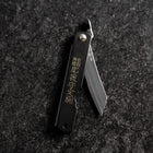 Higonokami Aogami Eto Saru 80mm Black (3.1”)-[Musashi]-[Japanese-Kitchen-Knives]