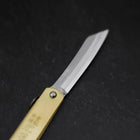 Higonokami Aogami Eto Tatsu 80mm Brass (3.1”)-[Musashi]-[Japanese-Kitchen-Knives]