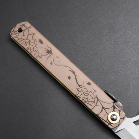 Higonokami Blue Steel #2 Spider 90mm (3.5”)-[Musashi]-[Japanese-Kitchen-Knives]