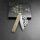 Higonokami Blue Steel #2 Spider 90mm (3.5”)-[Musashi]-[Japanese-Kitchen-Knives]