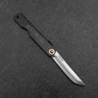 Higonokami Shirogami 100mm Black (3.9”)-[Musashi]-[Japanese-Kitchen-Knives]