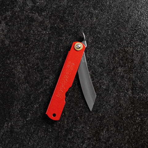 Higonokami VG-10 100mm (Red) (3.9”)-[Musashi]-[Japanese-Kitchen-Knives]