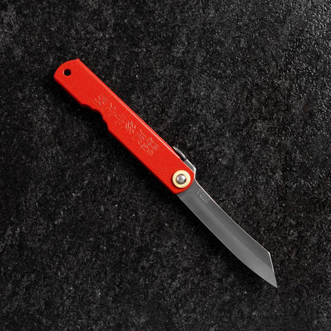 Higonokami VG-10 100mm (Red) (3.9”)-[Musashi]-[Japanese-Kitchen-Knives]