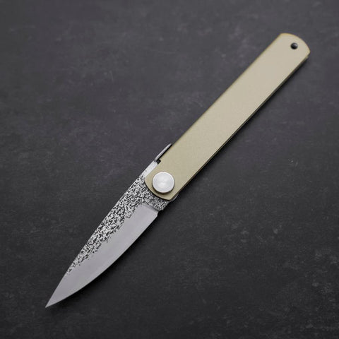 Higonokami VG-10 Outdoor Knives 75mm with Leather Sheat (2.9”)-[Musashi]-[Japanese-Kitchen-Knives]