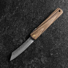 Higonokami VG-10 Tsuchime Natural Wood 100mm (3.9”)-[Musashi]-[Japanese-Kitchen-Knives]