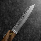 Higonokami VG-10 Tsuchime Natural Wood 100mm (3.9”)-[Musashi]-[Japanese-Kitchen-Knives]