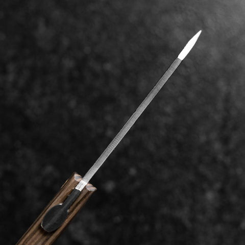 Higonokami VG-10 Tsuchime Natural Wood 100mm (3.9”)-[Musashi]-[Japanese-Kitchen-Knives]