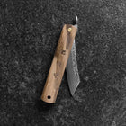 Higonokami VG-10 Tsuchime Natural Wood 100mm (3.9”)-[Musashi]-[Japanese-Kitchen-Knives]