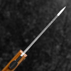 Higonokami VG-10 Tsuchime Yellow Natural Wood 100mm (3.9”)-[Musashi]-[Japanese-Kitchen-Knives]