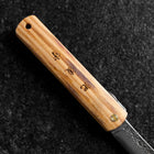 Higonokami VG-10 Tsuchime Yellow Natural Wood 100mm (3.9”)-[Musashi]-[Japanese-Kitchen-Knives]
