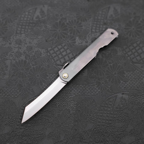 Higonokami Yasukihagane 100mm Black (3.9”)-[Musashi]-[Japanese-Kitchen-Knives]