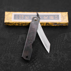 Higonokami Yasukihagane 100mm Black (3.9”)-[Musashi]-[Japanese-Kitchen-Knives]
