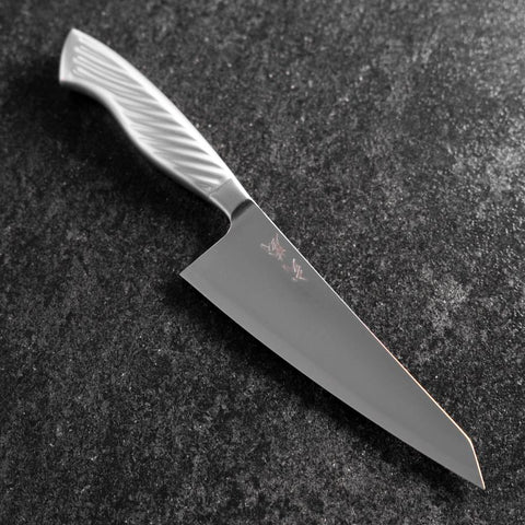 Honesuki Boning Knife AUS-10 Polished All-Stainless Handle 150mm (5.9”)-[Musashi]-[Japanese-Kitchen-Knives]