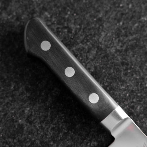 Honesuki Boning Knife Molybdenum Western Black Handle 150mm (5.9”)-[Musashi]-[Japanese-Kitchen-Knives]