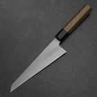 Honesuki Silver Steel #3 Bokashi Walnut Handle 170mm (6.7”)-[Musashi]-[Japanese-Kitchen-Knives]