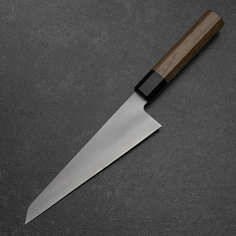 Honesuki Silver Steel #3 Bokashi Walnut Handle 170mm (6.7”)-[Musashi]-[Japanese-Kitchen-Knives]