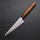 Honesuki Stainless Clad Blue Super Polished Sumi Urushi Handle 150mm (5.9”)-[Musashi]-[Japanese-Kitchen-Knives]