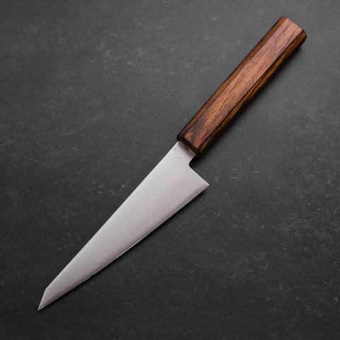 Honesuki Stainless Clad Blue Super Polished Sumi Urushi Handle 150mm (5.9”)-[Musashi]-[Japanese-Kitchen-Knives]