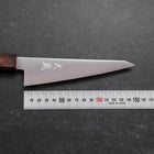 Honesuki Stainless Clad Blue Super Polished Sumi Urushi Handle 150mm (5.9”)-[Musashi]-[Japanese-Kitchen-Knives]