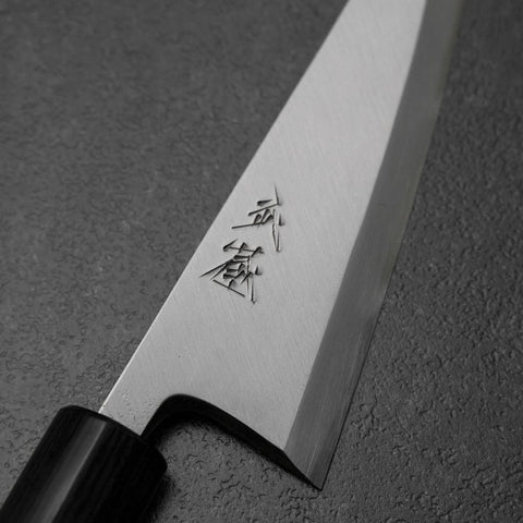Honesuki White Steel #2 Kasumi Shitan Handle 150mm (5.9”)-[Musashi]-[Japanese-Kitchen-Knives]