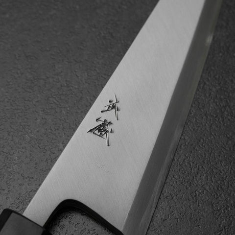 Honesuki White Steel #2 Kasumi Shitan Handle 180mm (7”)-[Musashi]-[Japanese-Kitchen-Knives]