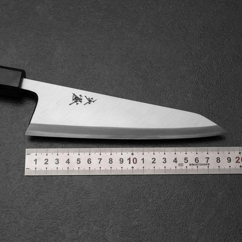 Honesuki White Steel #2 Kasumi Shitan Handle 180mm (7”)-[Musashi]-[Japanese-Kitchen-Knives]