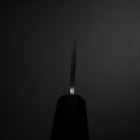 Kaisaki VG-10 Nashiji Black Urushi Handle 150mm (5.9”)-[Musashi]-[Japanese-Kitchen-Knives]