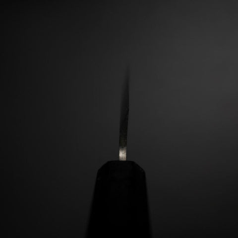 Kaisaki VG-10 Nashiji Black Urushi Handle 150mm (5.9”)-[Musashi]-[Japanese-Kitchen-Knives]