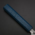 Kaisaki VG-10 Nashiji Blue Urushi Handle 120mm (4.7”)-[Musashi]-[Japanese-Kitchen-Knives]