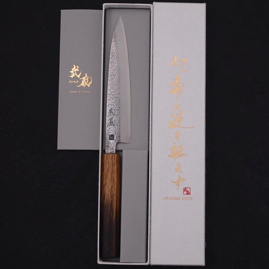 Kaisaki VG-10 Nashiji Yaki-Urushi Handle 150mm (5.9”)-[Musashi]-[Japanese-Kitchen-Knives]