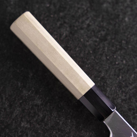 Kama Usuba White Steel #3 Kasumi Buffalo Magnolia Handle 165mm (6.5”)-[Musashi]-[Japanese-Kitchen-Knives]