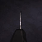 Kama Usuba(Kansai) Blue Steel #2 Suminagashi Buffalo Ebony Handle 180mm (7”)-[Musashi]-[Japanese-Kitchen-Knives]