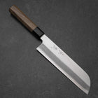 Kama Usuba(Kansai) Silver Steel #3 Kasumi Walnut Handle 200mm (7.9”)-[Musashi]-[Japanese-Kitchen-Knives]