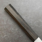 Kengata Petty VG-10 Damascus Ashwood Handle 145mm (5.7”)-[Musashi]-[Japanese-Kitchen-Knives]