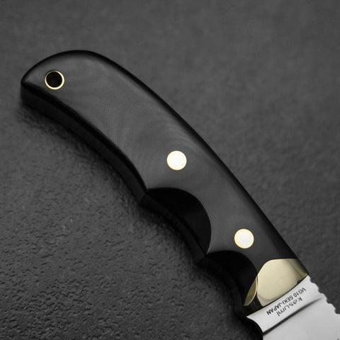 Kennata VG-10 Kasumi 110mm with Leather Sheath (4.3”)-[Musashi]-[Japanese-Kitchen-Knives]