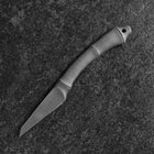 Kiridashi Knife D2 Polished Stainless Bamboo Joint Design Handle 70mm With Leather Sheath (2.7”)-[Musashi]-[Japanese-Kitchen-Knives]