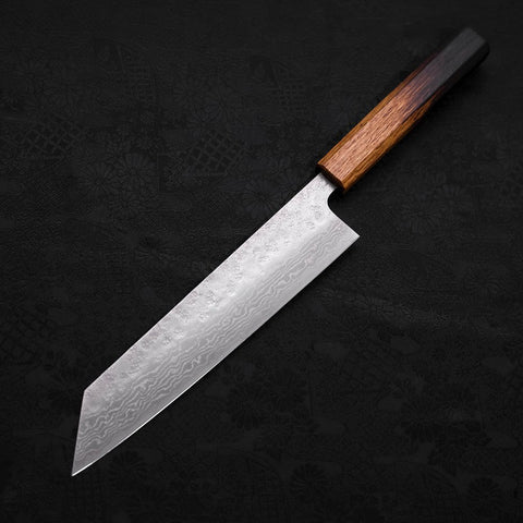 Kiritsuke AUS-10 Nashiji Damascus Yaki Urushi Handle 210mm (8.3”)-[Musashi]-[Japanese-Kitchen-Knives]
