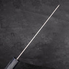 Kiritsuke AUS-10 Tsuchime Damascus Dark-Blue Urushi Handle 210mm (8.3”)-[Musashi]-[Japanese-Kitchen-Knives]