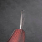 Kiritsuke AUS-10 Tsuchime Damascus Purple Urushi Handle 210mm (8.3”)-[Musashi]-[Japanese-Kitchen-Knives]