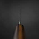 Kiritsuke AUS-10 Tsuchime Damascus Sumi Urushi Handle 210mm (8.3”)-[Musashi]-[Japanese-Kitchen-Knives]