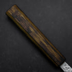Kiritsuke AUS-10 Tsuchime Damascus Sumi Urushi Handle 210mm (8.3”)-[Musashi]-[Japanese-Kitchen-Knives]