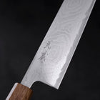 Kiritsuke AUS-10 Wave Nickel Damascus Yaki Urushi Handle 210mm (8.3”)-[Musashi]-[Japanese-Kitchen-Knives]