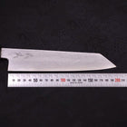 Kiritsuke Blue Steel #1 Suminagashi Black Ishime Handle 200mm (7.9”)-[Musashi]-[Japanese-Kitchen-Knives]