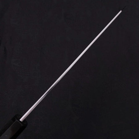 Kiritsuke Blue Steel #1 Suminagashi Buffalo Ebony Handle 200mm (7.9”)-[Musashi]-[Japanese-Kitchen-Knives]