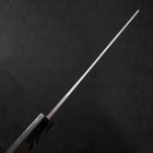 Kiritsuke Blue Steel #2 Damascus Buffalo Ebony Handle 210mm (8.3”)-[Musashi]-[Japanese-Kitchen-Knives]
