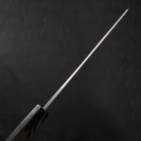 Kiritsuke Blue Steel #2 Damascus Buffalo Ebony Handle 210mm (8.3”)-[Musashi]-[Japanese-Kitchen-Knives]