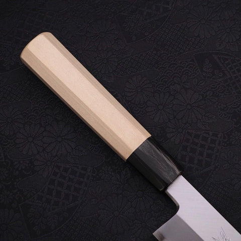 Kiritsuke Blue Steel #2 Kasumi Buffalo Magnolia Handle 240mm (9.4”)-[Musashi]-[Japanese-Kitchen-Knives]