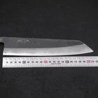 Kiritsuke Blue Steel #2 Kurouchi Damascus Buffalo Ebony Handle 210mm (8.3”)-[Musashi]-[Japanese-Kitchen-Knives]