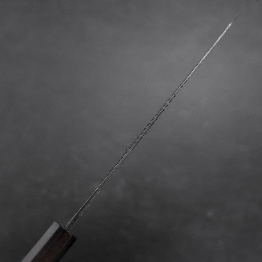 Kiritsuke Blue Steel #2 Kurouchi Ebony Handle 210mm (8.3”)-[Musashi]-[Japanese-Kitchen-Knives]